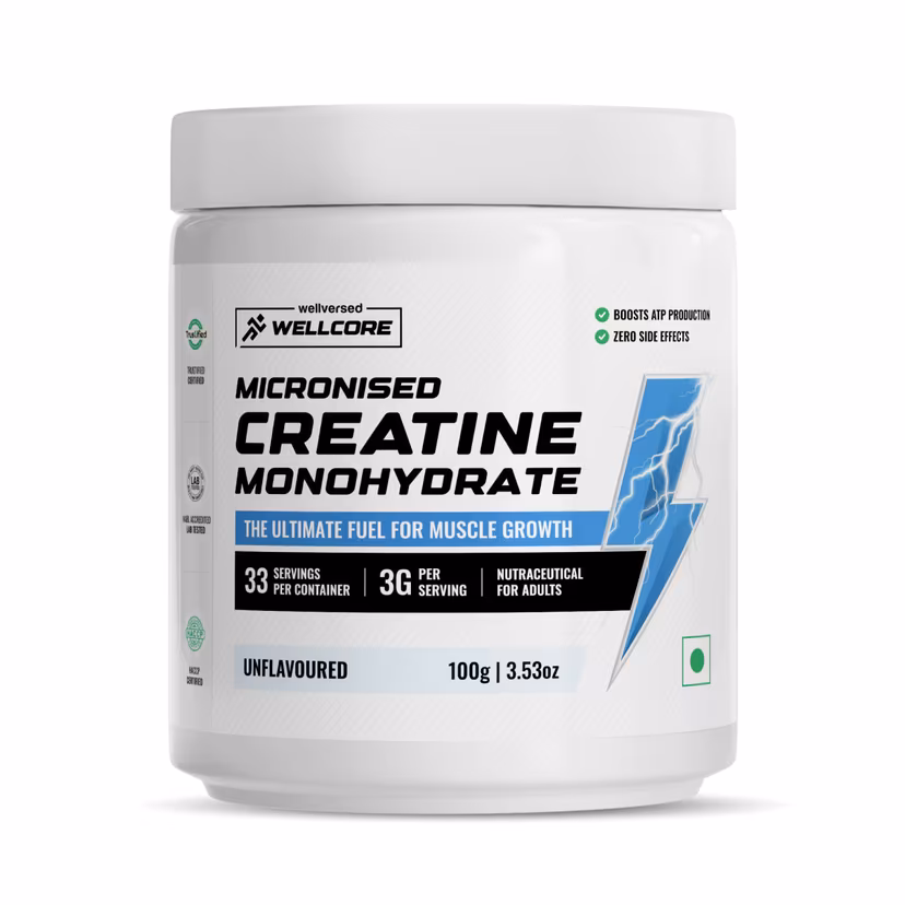 Wellcore-Pure Micronised Creatine Monohydrate 33 SERVING